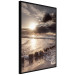 Wall Poster Broken Passion - seascape against a setting sun 138041 additionalThumb 3