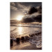 Wall Poster Broken Passion - seascape against a setting sun 138041