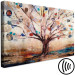 Canvas Print Abstract Nature (1-piece) - painted tree in warm colors 145141 additionalThumb 6