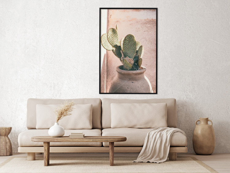 Poster Cactus in a Pot - Coniferous Plant in a Clay Pot 145241 additionalImage 10