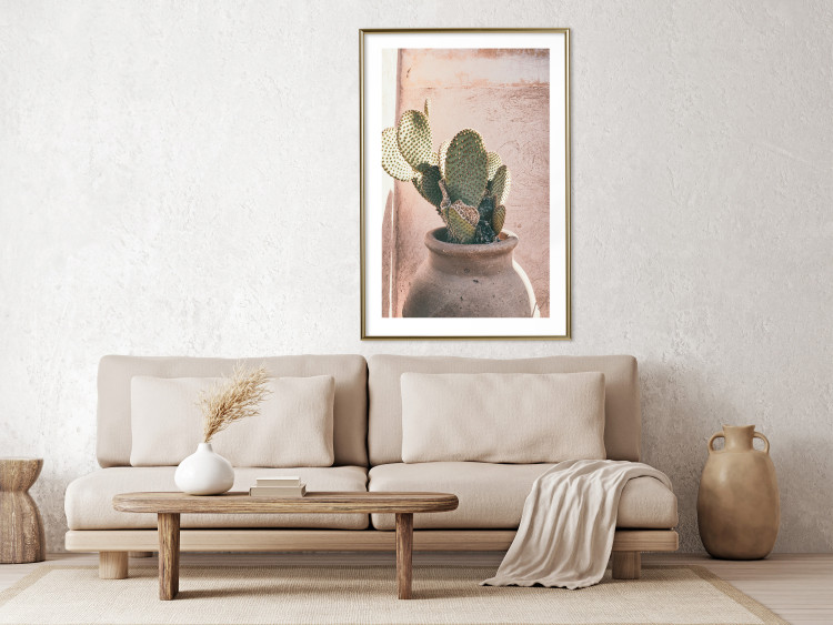 Poster Cactus in a Pot - Coniferous Plant in a Clay Pot 145241 additionalImage 17