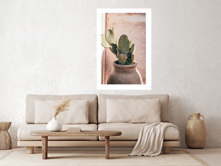 Poster Cactus in a Pot - Coniferous Plant in a Clay Pot 145241 additionalImage 11