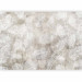 Wall Mural White Feathers - Bright Composition on a Raw Concrete Background 148541 additionalThumb 1