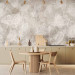 Wall Mural White Feathers - Bright Composition on a Raw Concrete Background 148541 additionalThumb 6
