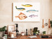Canvas Print Marine Fish (1-piece) - watercolor composition with underwater fauna 149641 additionalThumb 3