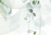 Large canvas print Delicate Touch of Nature - Plants in Pastel Delicate Greens on a White Background [Large Format] 151041 additionalThumb 4