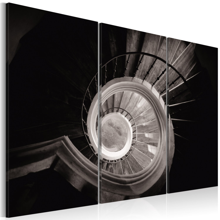 Canvas Art Print Down a spiral staircase 59041 additionalImage 2