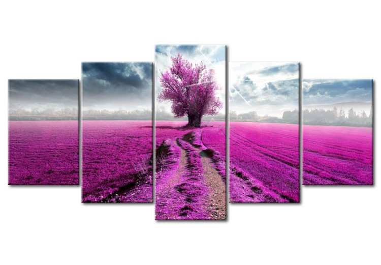 Canvas Art Print Purple Land 62341