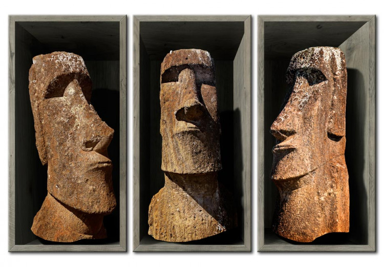 Canvas Art Print Moai (Easter Island) 90341