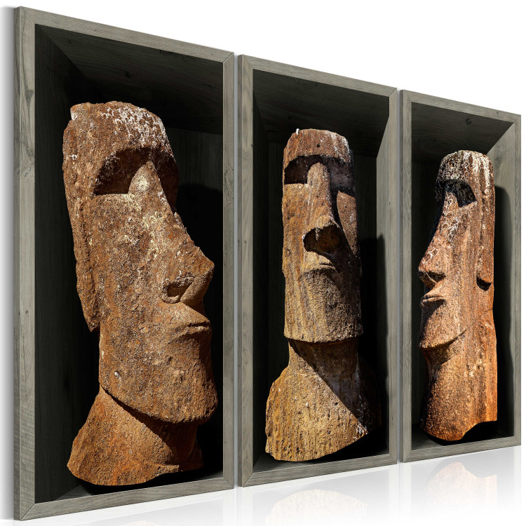 Canvas Art Print Moai (Easter Island) 90341 additionalImage 2