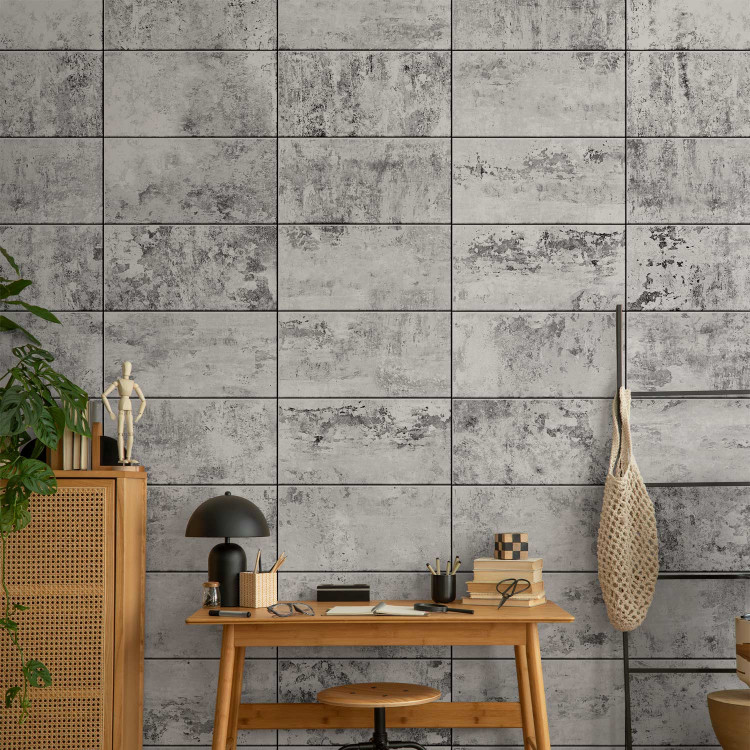 Wallpaper Magma Concrete Tiles 107651 additionalImage 4