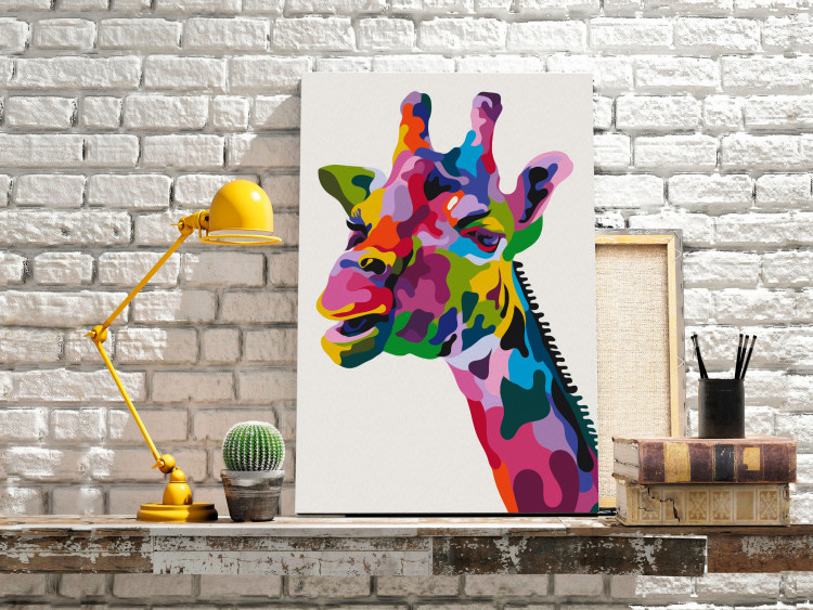 Paint by number Colourful Giraffe 117451 additionalImage 2