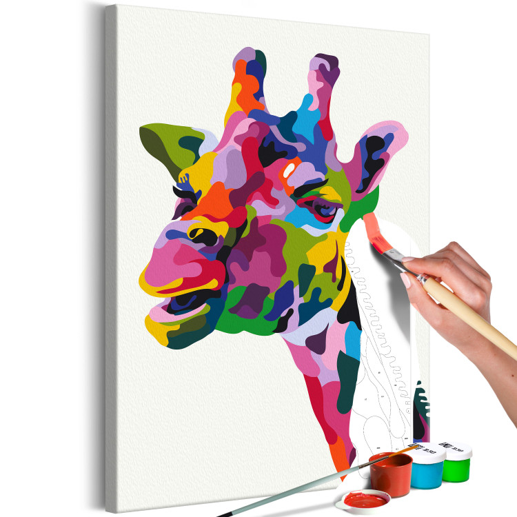 Paint by number Colourful Giraffe 117451 additionalImage 3