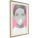 Wall Poster Bubble Gum - unique composition with a woman's portrait on a pink background 117551 additionalThumb 4