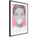 Wall Poster Bubble Gum - unique composition with a woman's portrait on a pink background 117551 additionalThumb 2