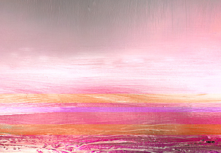 Canvas Abstract Art (1-part) - Pink World in Artistic Interpretation 122351 additionalImage 5