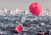 Canvas Print Paris Balloon (5 Parts) Wide Red 123951 additionalThumb 5