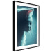 Wall Poster Night Wanderer - portrait of a cat in winter night blue lighting 124451 additionalThumb 11