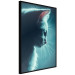 Wall Poster Night Wanderer - portrait of a cat in winter night blue lighting 124451 additionalThumb 10