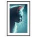 Wall Poster Night Wanderer - portrait of a cat in winter night blue lighting 124451 additionalThumb 15