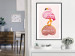 Poster Lovestruck Flamingo - pink bird and English text on a pastel background 125451 additionalThumb 4