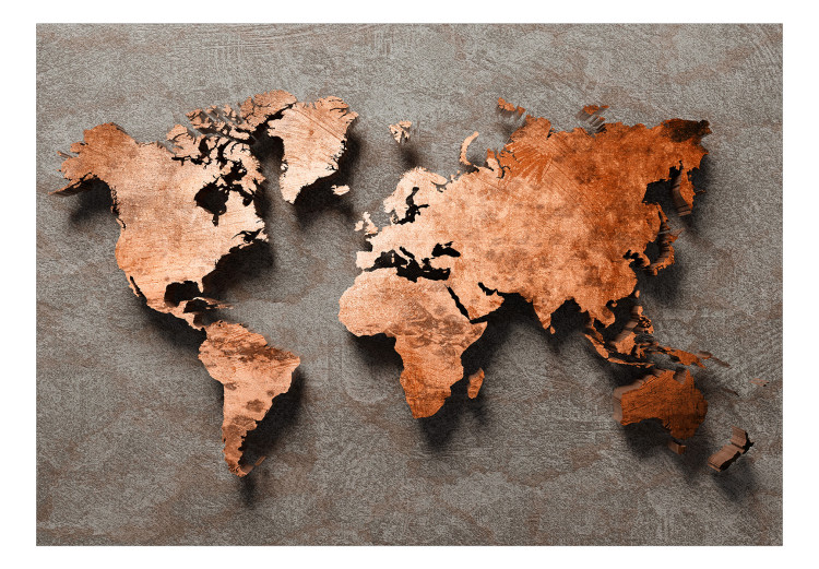 Wall Mural Copper Map 126651 additionalImage 1