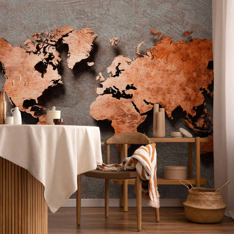 Wall Mural Copper Map 126651 additionalImage 6