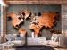 Wall Mural Copper Map 126651