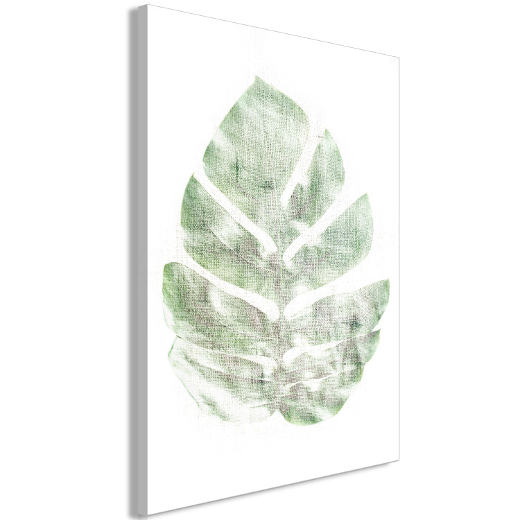 Canvas Art Print Green Sketch (1 Part) Vertical 126851 additionalImage 2