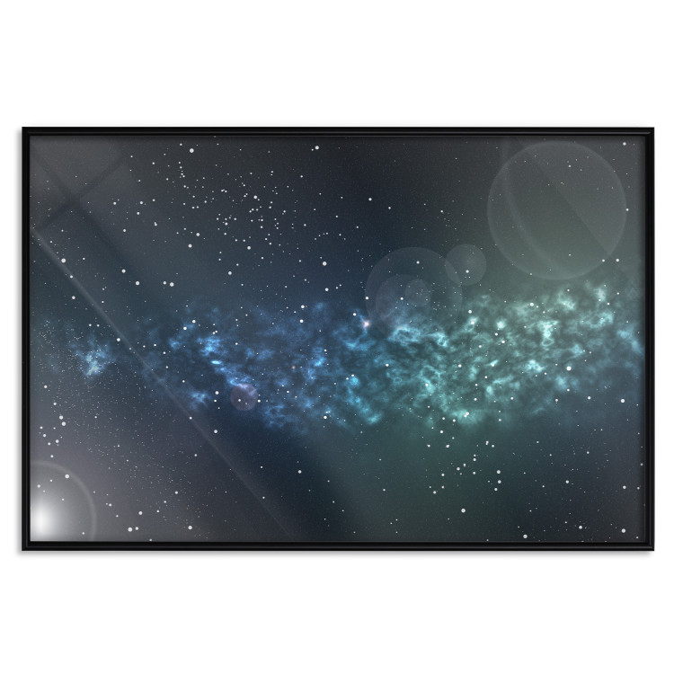 Poster Space - starry landscape and Milky Way against a dark cosmos background 129151 additionalImage 18