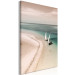 Canvas Romantic Coast (1-part) vertical - seascape with sailboats 129451 additionalThumb 2