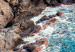Wall Poster Magical Harbor - landscape of architecture on cliffs against the ocean 130451 additionalThumb 10
