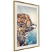 Wall Poster Magical Harbor - landscape of architecture on cliffs against the ocean 130451 additionalThumb 3