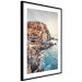 Wall Poster Magical Harbor - landscape of architecture on cliffs against the ocean 130451 additionalThumb 6