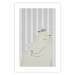 Wall Poster Sweet-Toothed Bear - funny animal with two lollipops on a striped wall 130551 additionalThumb 19