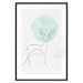 Poster Moon Line - line art of a deer against an abstract moon background 131851 additionalThumb 15