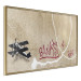 Wall Poster Biplane - mural of an airplane and red graffiti on a light wall 132451 additionalThumb 14