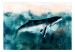 Photo Wallpaper Big fish - fantasy landscape with whale on the background of turquoise ocean 134251 additionalThumb 1