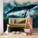 Photo Wallpaper Big fish - fantasy landscape with whale on the background of turquoise ocean 134251 additionalThumb 6