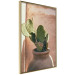 Wall Poster Cactus in a Pot - succulent in a pot against the bright sunlight 134751 additionalThumb 12