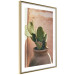 Wall Poster Cactus in a Pot - succulent in a pot against the bright sunlight 134751 additionalThumb 7