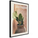 Wall Poster Cactus in a Pot - succulent in a pot against the bright sunlight 134751 additionalThumb 2