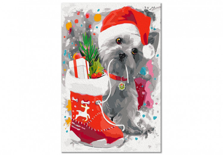 Paint by number Christmas Puppy 137951 additionalImage 3