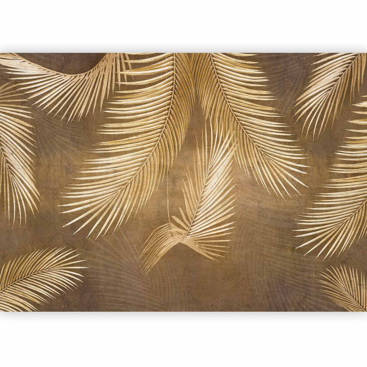 Wall Mural Face of golden Palm - A composition depicting a tropical theme 142251 additionalImage 5