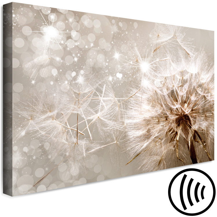 Canvas In the Glow of Dandelion (1-piece) - flower seeds carried by the wind 144051 additionalImage 6