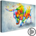 Canvas Multicolored Bull (1-piece) - colorful fantasy with an animal motif 144751 additionalThumb 6