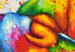 Canvas Multicolored Bull (1-piece) - colorful fantasy with an animal motif 144751 additionalThumb 4