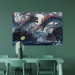 Canvas Art Print Sea Battle - Warships and Monsters in the Stormy Ocean 150651 additionalThumb 11