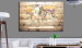 Large canvas print World Map on Wooden Background [Large Format] 150751 additionalThumb 6