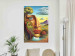 Wall Poster Abstract Face - Portrait of a Woman Against the Background of Mountains and a Small Town 151151 additionalThumb 8